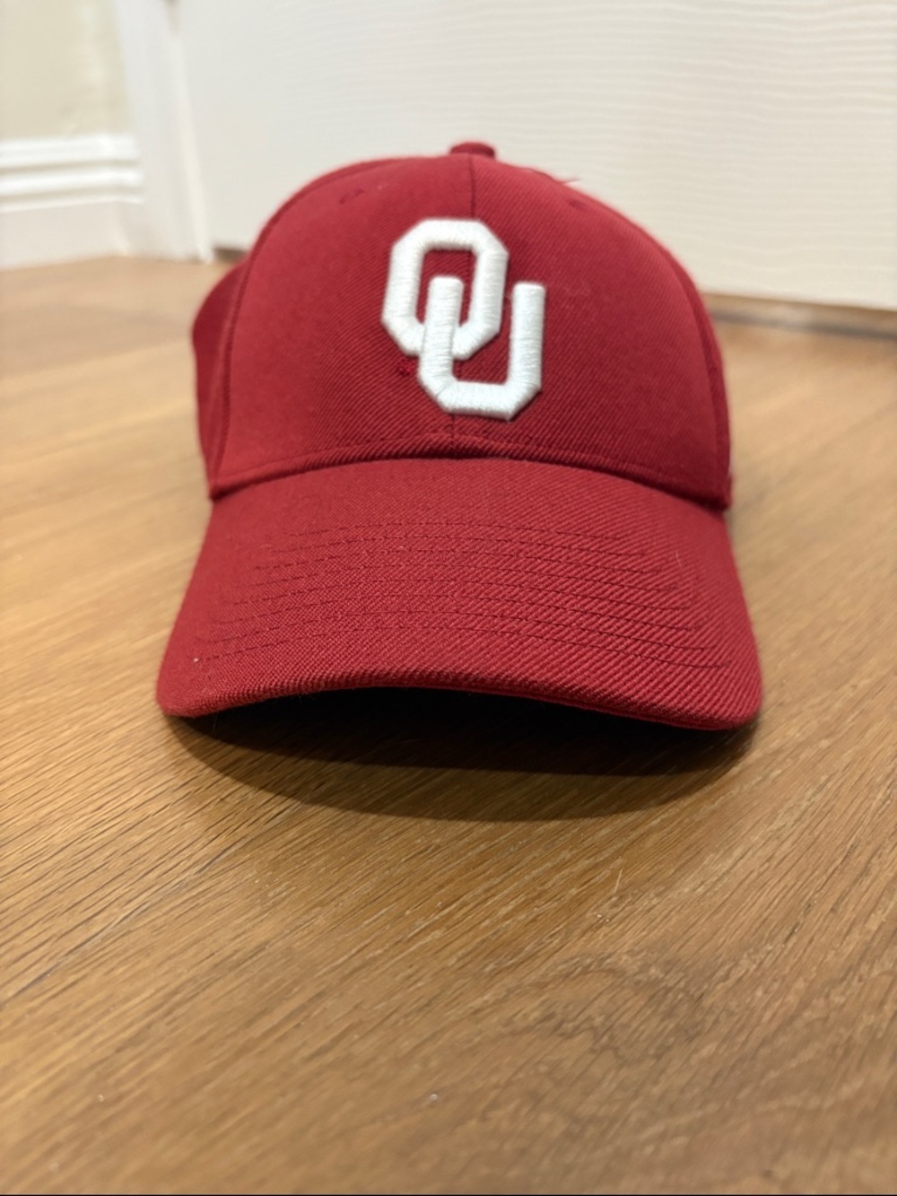 University of Oklahoma OU Sooners Crimson Hat Nike Just Do It Wool Blend - Picture 2 of 12